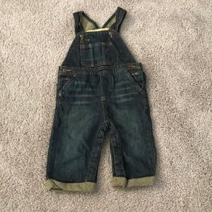 Infant denim overalls